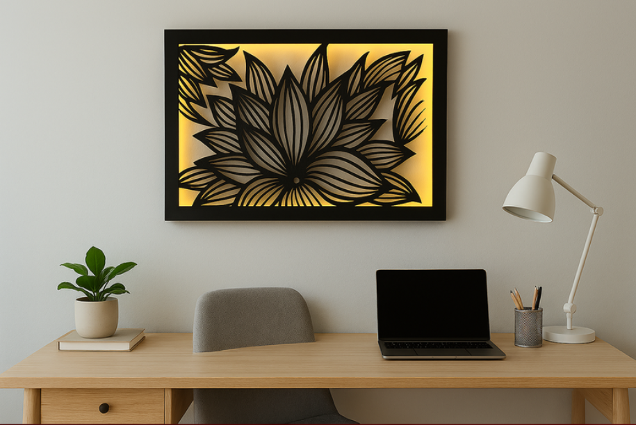 silueta-flor-luminosa